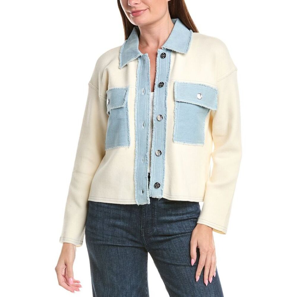 Nanette Nanette Lepore Womens  Cardigan, Blue